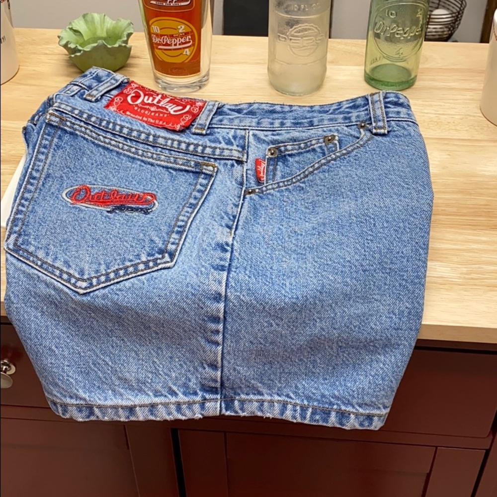 🔥 The Original Outlaw Blue Jean Shorts🔥